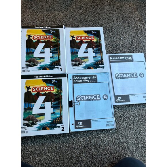 BJU Press science 4 fifth edition teachers manuals, assessments and text book - Picture 1 of 7